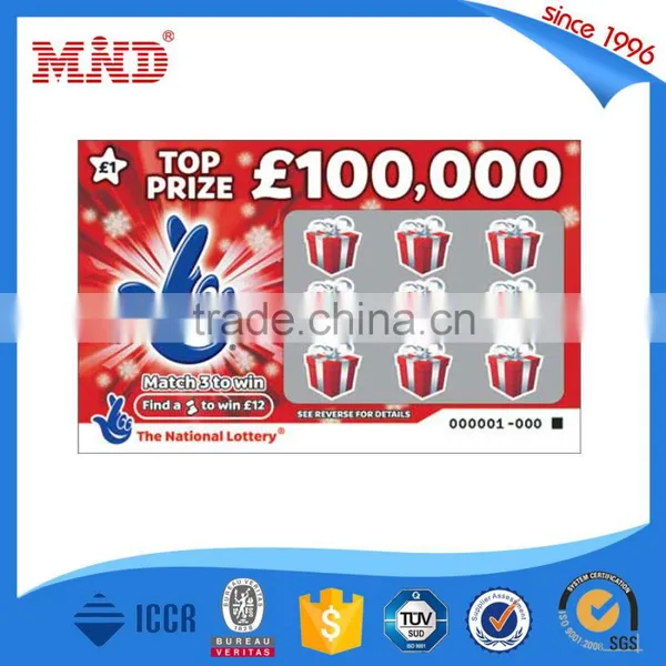 MDP421 Custom Scratch Card for Mobile Phones,lottery Scratch Card Printing photo-4