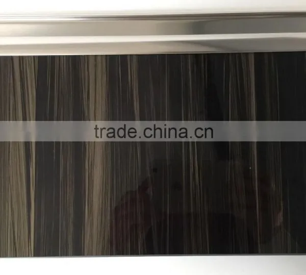 Wood Grain uv Wardrobe Door Panels ,kitchen Cabinet Doors photo-3