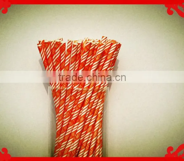 Kids Birthday Party Supplies Red Paper Straws for Wedding Party