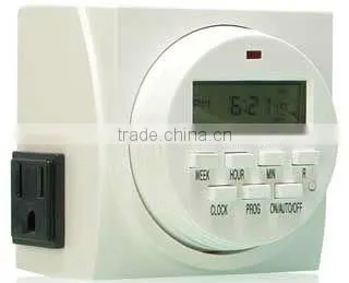Digital Dual Outlet Timer--Grow Light/Hydroponics Accessory