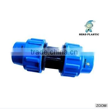 ISO PP Pipe Fitting for Irrigation, PP Compression Elbow/PP Material Plastic Pipe Compression Fittings Equal Elbow photo-3