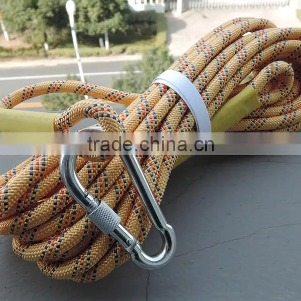 PP Polyester Nylon Double Braided Climbing Rope photo-3