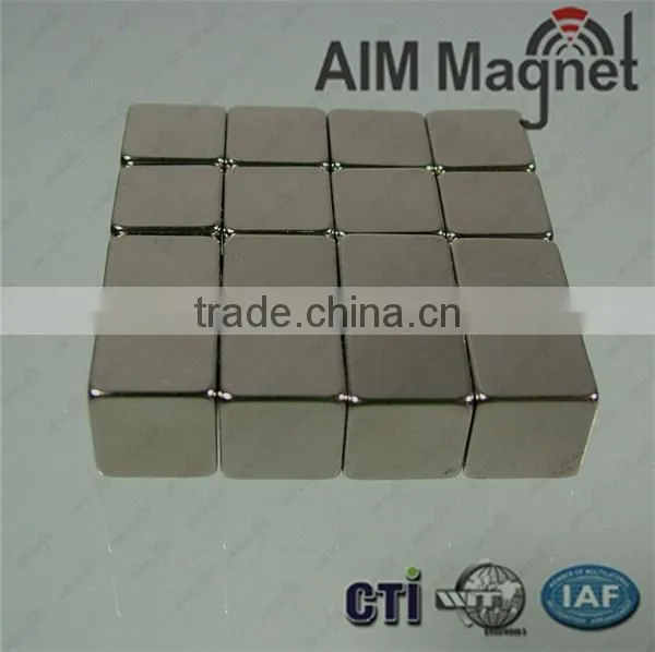 N52 3/8 " x 3/8 " x 3/8 " Block Neodymium Magnet photo-2