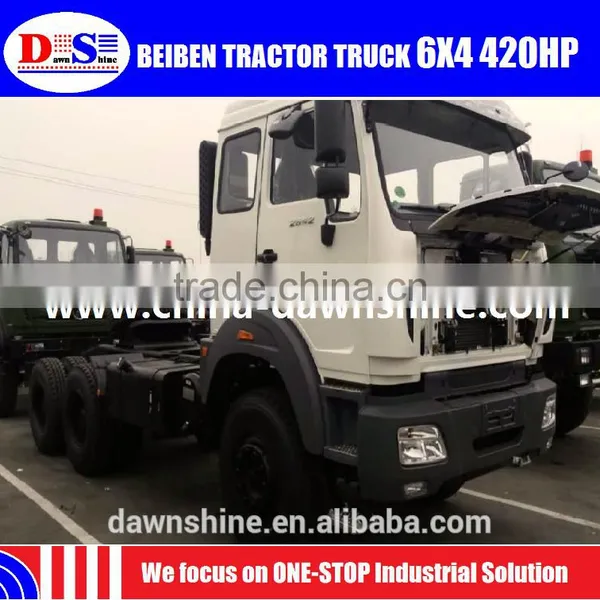 North Benz WEICHAI Engine 420hp 6x4 10wheels BEIBEN Tractor Truck photo-4