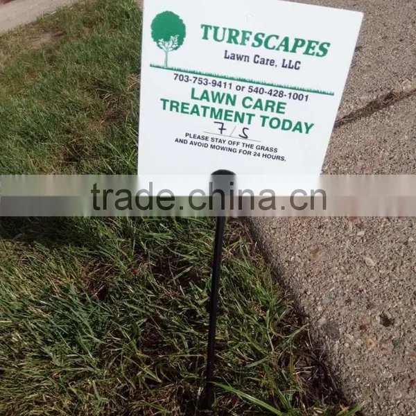 Lawncare Plastic Yard Sign Advertising Card Promotion Card Anti-water photo-2