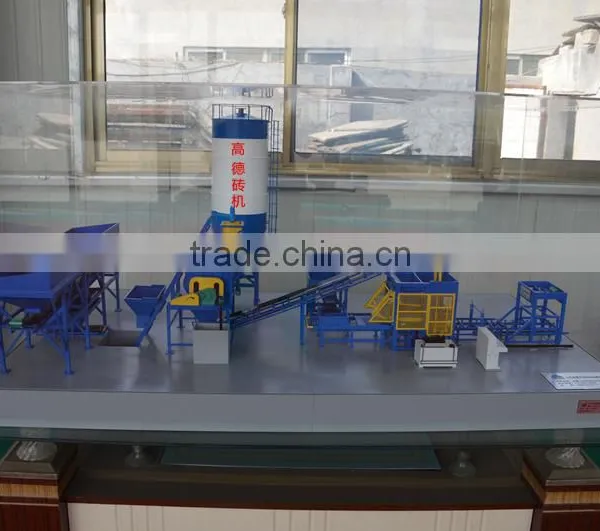QT5-15 Fully Automatic Block Making Production Line Interlocking Cement Block Making Machine photo-4
