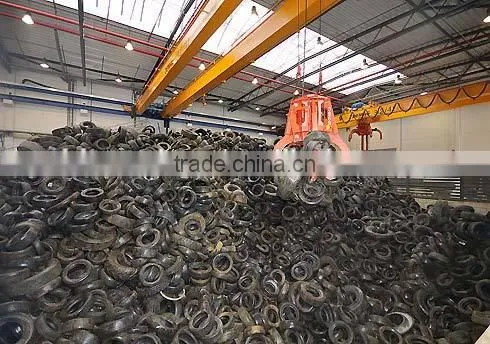 The Waste Tire Recycling Production Line With CE ISO SGS