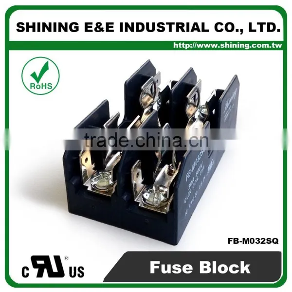 FB-M032SQ UL Approved Equal To Bussmann 2 Pole 30A Ceramic Fuse Holder photo-3