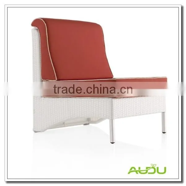Audu Red Cushion Rattan Antique White Chair photo-3