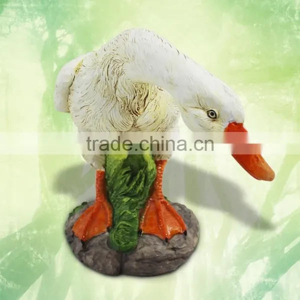 Resin Garden Decor Goose Statue photo-6