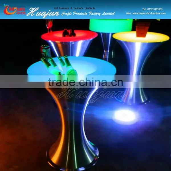 Big Led Ice Cooler/promption Ice Bucket Steel Stand photo-6