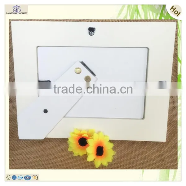 Leg White Painted Colorful Vintage Wooden Photo Frame photo-3