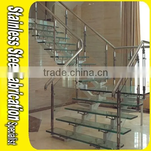 Aluminum Handrails Integral Sell Small Glass Spiral Staircase photo-6