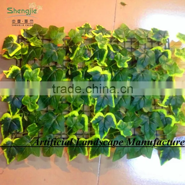 SJLJ013721 Artificial Grass / Fake Boxwood Plastic Fence for Wall Decoration photo-3