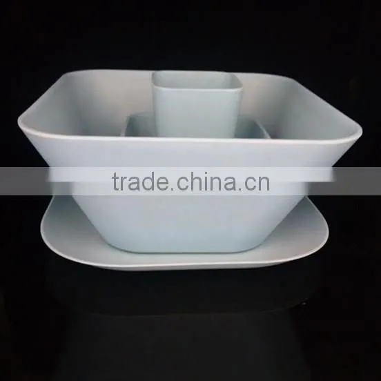 Bamboo Fiber Round Shape Tableware/dinnerware Sets