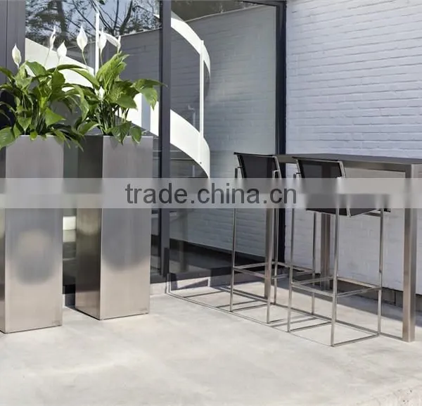 FO-9022 Stainless Steel Flower Pots, Flower Pots Wholesale