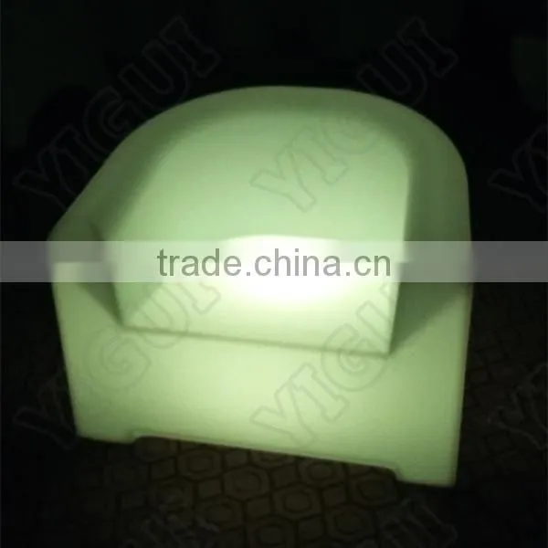 High Quality Decorative Led Sofa Chair/China Suppliers One Seat Cushion Sofa,Glowing Led Single Sofa Chair photo-4