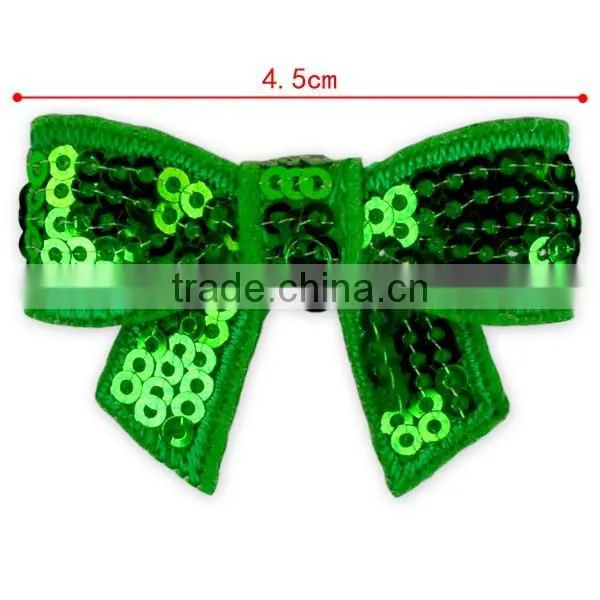 4.5cm Grosgrain Wholesale Sequins Hair Bows Awesome Sequins Bows photo-4