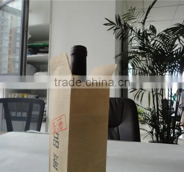 New Kraft Thread Paper Single Wine Bottle Paper Bags photo-2