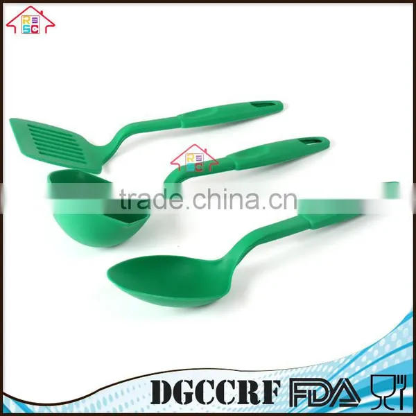 NBRSC High Heat Resistant Nylon Utensil Set of 3 Kitchen Cooking Tools Ladle Slotted Turner Spoon photo-5