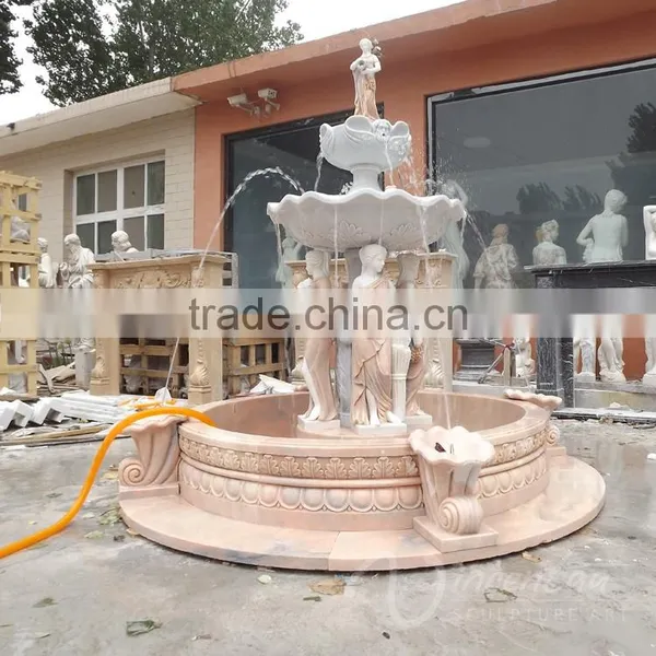 China Factory Supply Stone Garden Product Marble Italian Garden Fountain for Sale photo-3