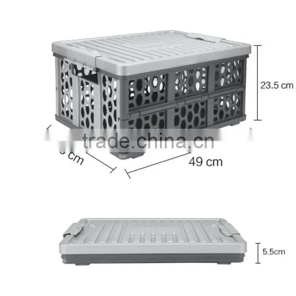 Best Quality Flexible Plastic Foldable Car Storage Box Organizer photo-2