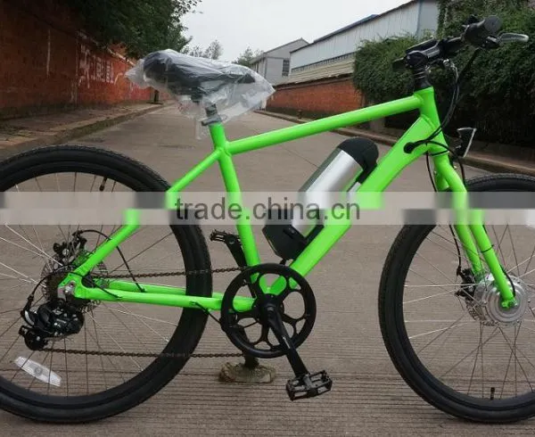 26 Inch Front Wheel Motor Electric Road Bike e Bicycle With Bottel Battery photo-3