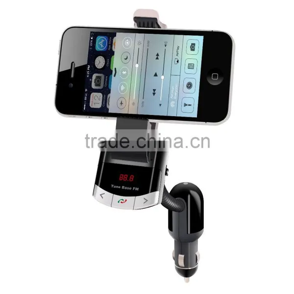 5 in 1 Multi-function Wireless Bluetooth Car Kit With Car Charger Mp3 fm Transmitter Car Holder Handsfree Calling photo-2