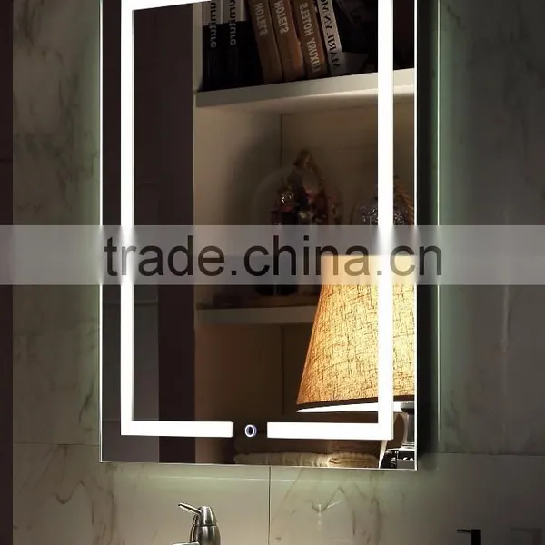 IP44 CE Smart LED Backlit Radio Bluetooth Mirror