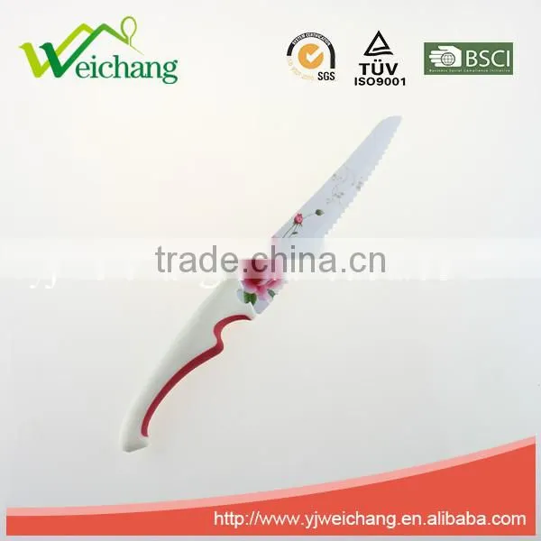 WCE569 5 Pcs Set Kitchen Knives Artwork Painting Blade PP With TPR Handle , Hot Sale, Wholesale photo-3