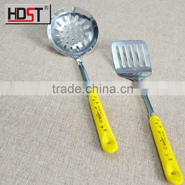 Ceramic Yellow Flower Handle Korean Type Stainless Kitchen Accessories photo-3