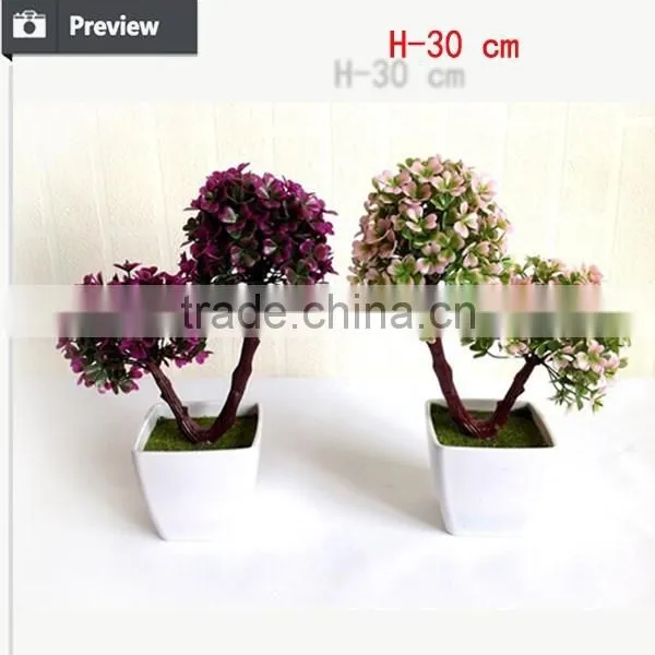 Indoor Artificial Desktop Decoration Pieces Small Fake Pot Plants photo-3