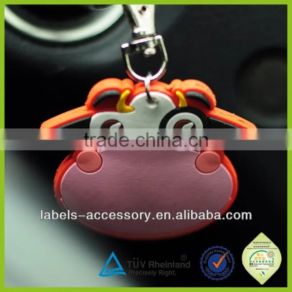 Cheap Fashion 3d Live Animal Cheap Custom Silicone Keychains photo-2