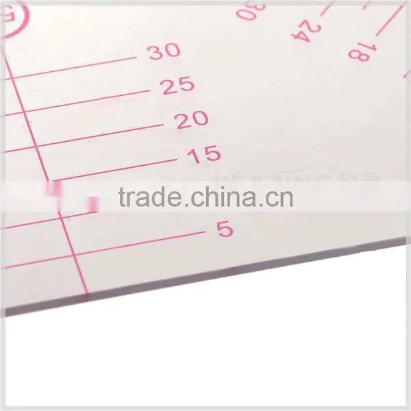 Kearing 8 Angle Patchwork Ruler Flexible Plastic Rulers With Sandwich Line Printing #P808 photo-4