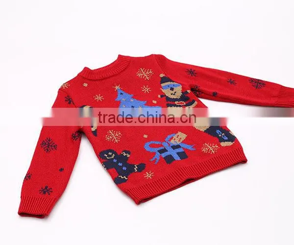 Fashion Party Christmas Trees Apparel Knits Red Sweater Christmas Jumpers photo-2