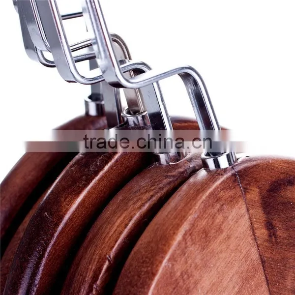 Girls High Grade Wood Pants Hanger Hanger Suit Shirt Hanger photo-2