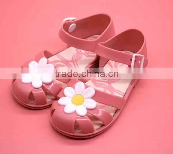 Flower Princess Jelly Shoes, Girl Beach Shoes, Pvc Girl Shoes photo-3