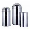 Stainless Steel Bullet Push Waste Bin