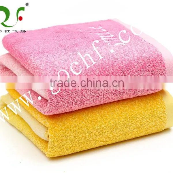 Custom Solid Color Logo Embroidered Face Towels100% Cotton photo-2