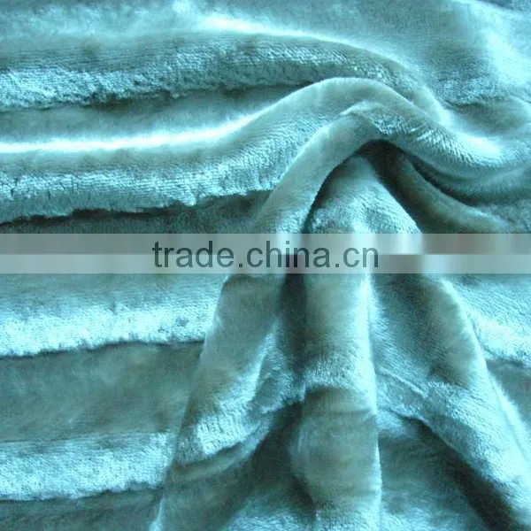 Striped Knitting Velvet