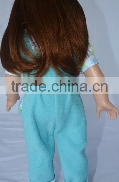 High Quality 18 Inch Fashion Dress Reborn Baby American Girl Doll Vinyl Toys photo-5