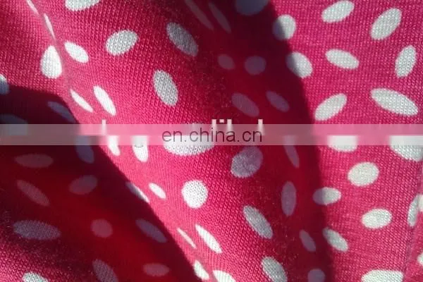 Shaoxing Winfar Textile Knit Single Jersey Printed 30S Elastic Viscose Fabric for Garment photo-5