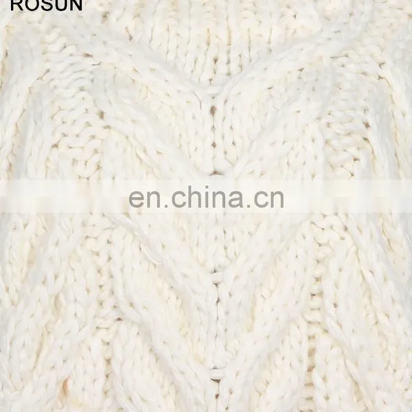 Factory Supplier Heavy Chunky Manhand Thick Warm 100% Wool Sweater photo-6