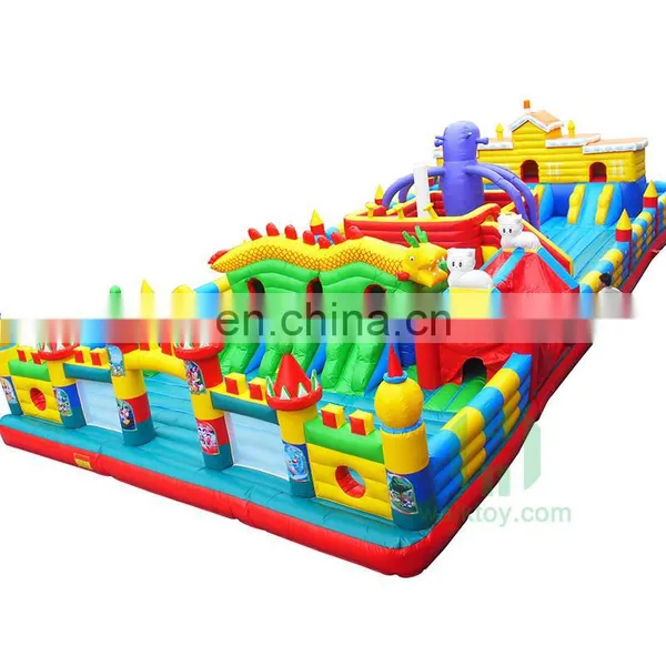 HI Good Quality Inflatable Commercial Fun City/outdoor Rent Amusement Park/children Inflatable Play Zone photo-6