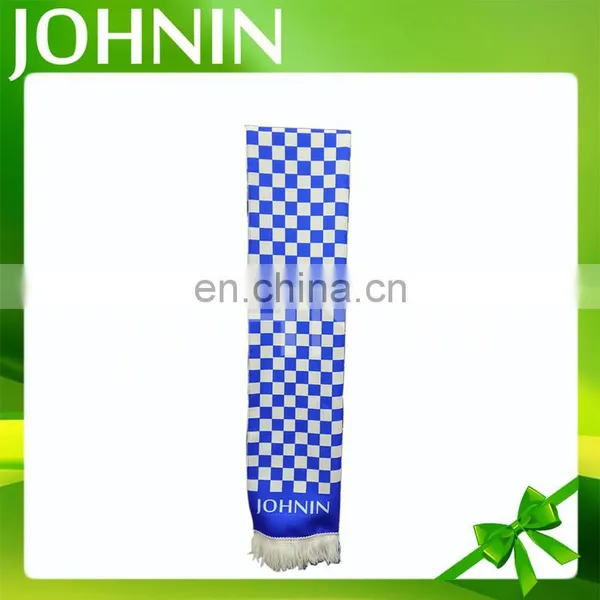 Promotional Polyester Custom Logo Silk Fans Scarf for Sale photo-2