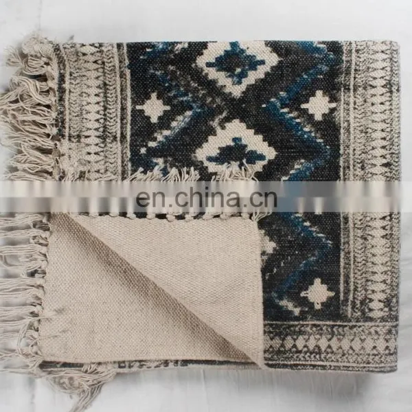 Washable Rugs Rugs for Living Room Carpet Indian Manufacturer Cotton Rug photo-3