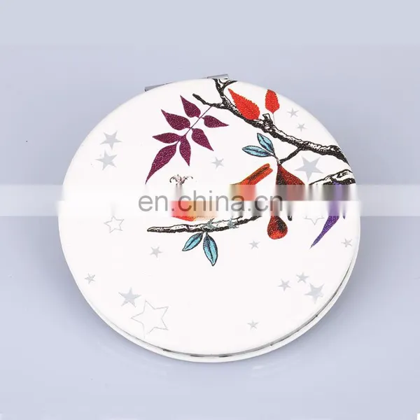High Quality pu Make up Mirror Pocket Mirror photo-2