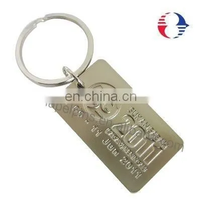 Metal Personalized Design Your Own Enamel Keychain With Letter photo-3