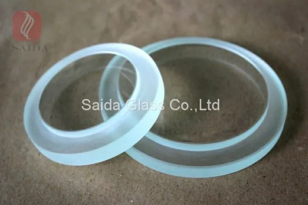 Ultra Clear Custom Borosilicate Glass Round for Lamp Lighting Glass Shade photo-3