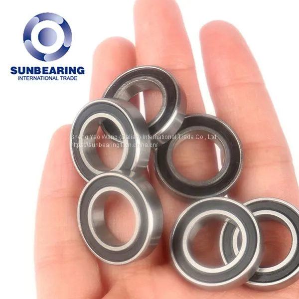 6801 Deep Groove Ball Bearing Silver 12*21*5mm for Water Pump SUNBEARING